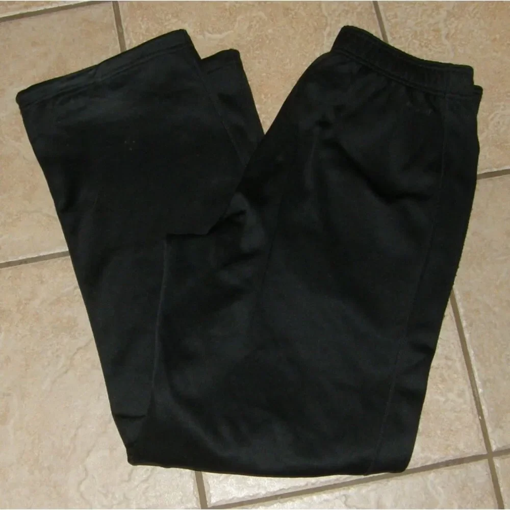 NIKE THERMA-FIT Mens sz Large Casual Wear Elastic Waist Black Sweatpants Pockets